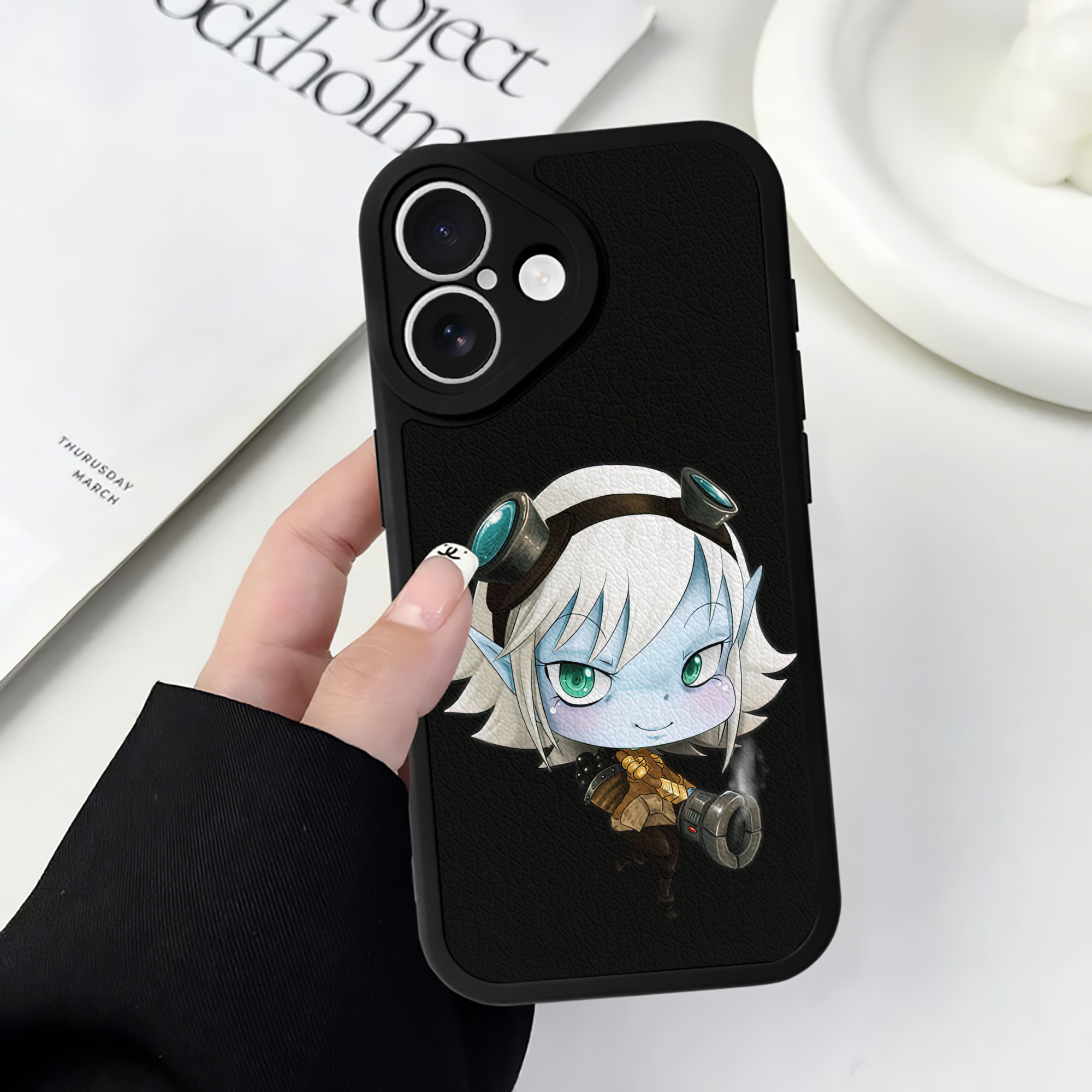 リーグ・オブ・レジェンド League of Legends LOL 【iPhone 16シリーズ対応】シリコンスマホケース（レザー調） 材質：シリコン